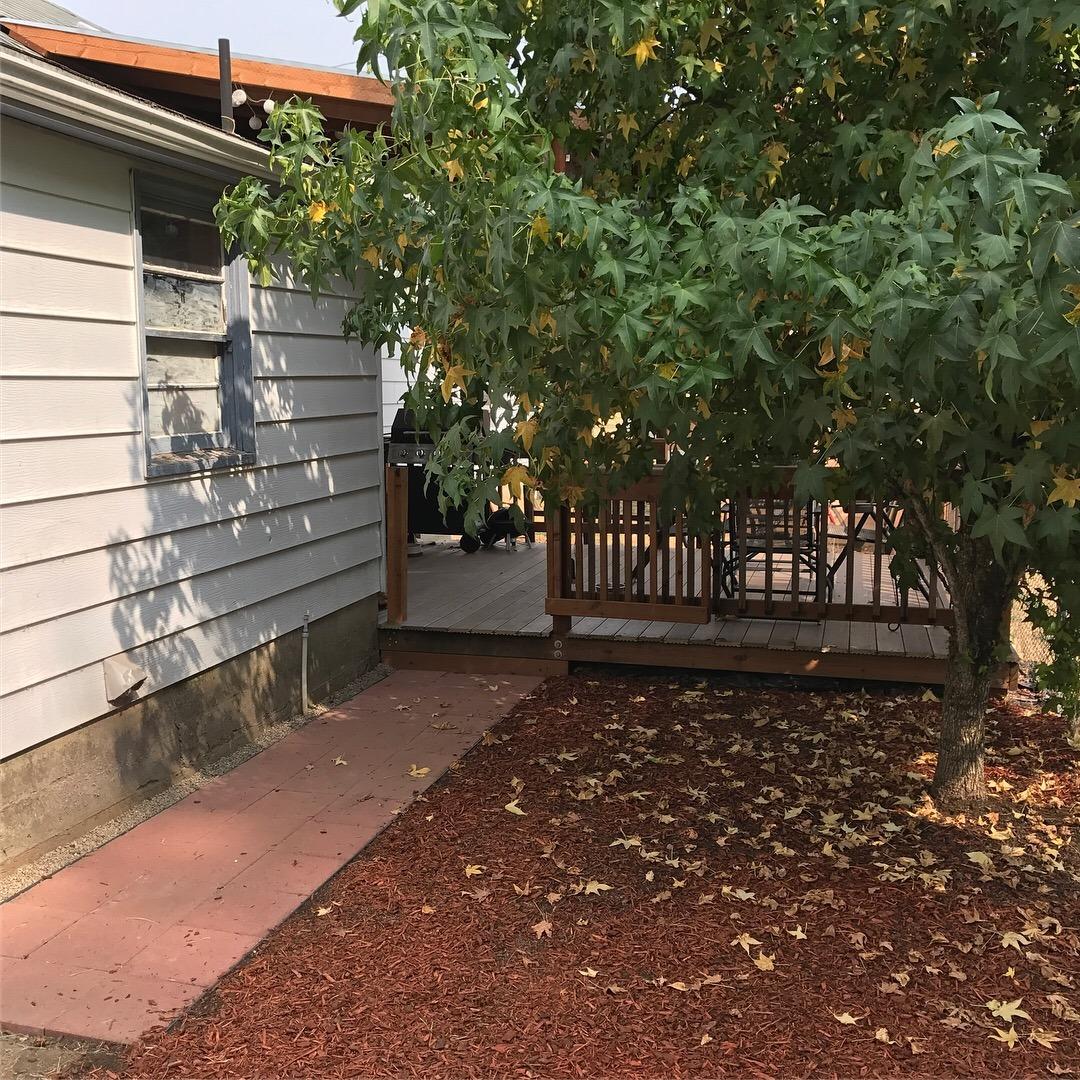 Finished paver path along a side yard in Portland, OR